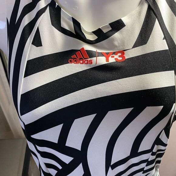 ADIDAS Y-3 Roland Garros On-Court Tennis Racerback Mini Sleeveless Dress - Picture 8 of 14